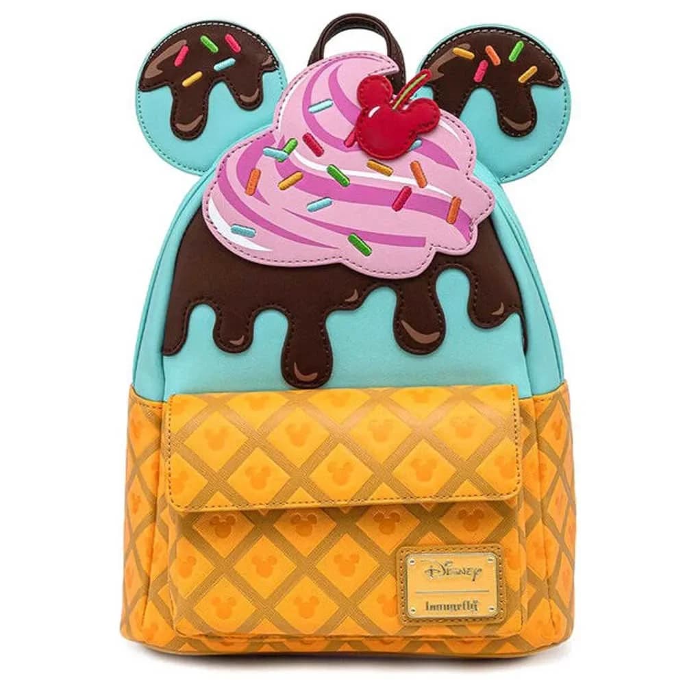 Loungefly Mochila Disney Mickey & Minnie Sorvete