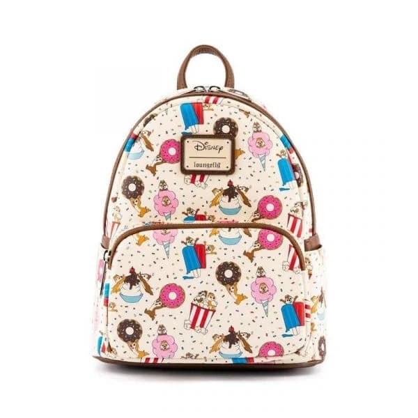 Loungefly Mochila Pré Escolar Dulces Regalos Chip And Dale Disney 26Cm
