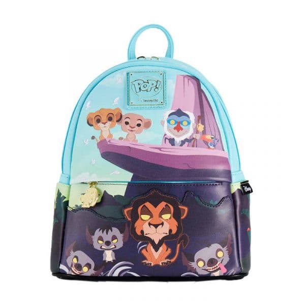 Loungefly Mochila Pré Escolar Roca Del Orgullo El Rey Leon Disney 26Cm