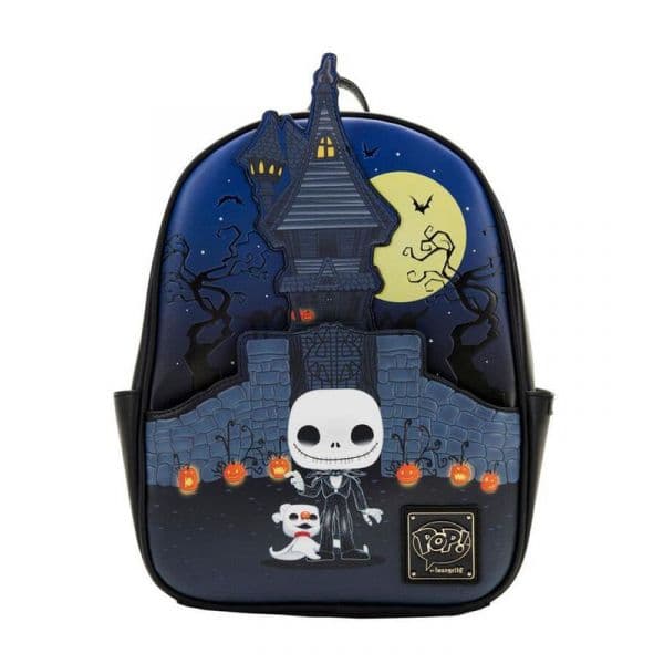 Loungefly Mochila Jack Skellington Pesadilla Antes de Navidad Disney 30cm