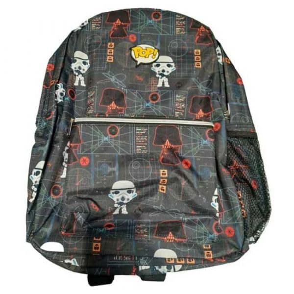 Loungefly Mochila Nylon Star Wars e Spiderman Vermelho e Preto