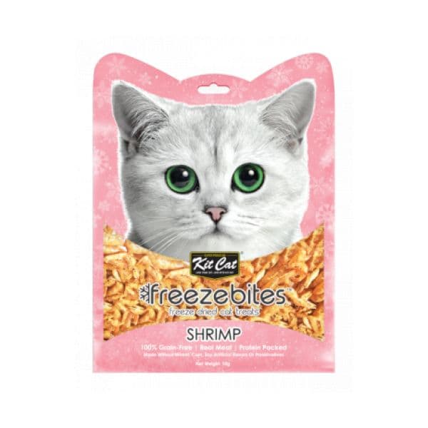 Kit Cat Freezebites Snacks Camarão 10g