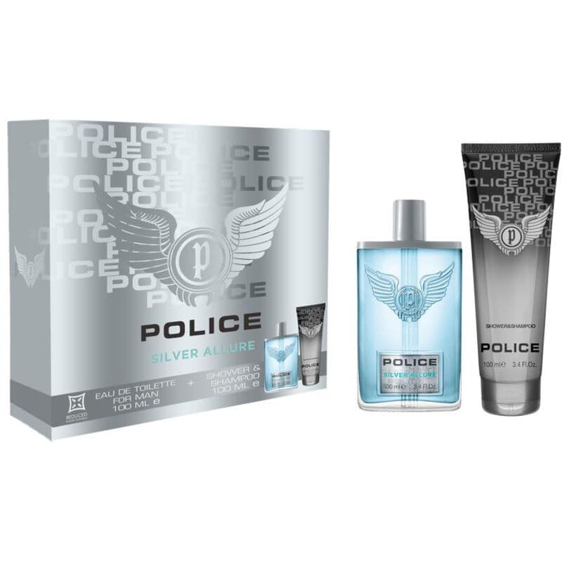 Conjunto Silver Allure EDT 100 ml a sprchový gel 100 ml