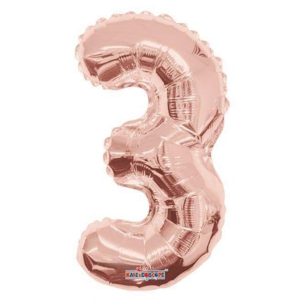 Kaleidoscope Balão Foil 14" Nº 3 Rose Gold - 140015683