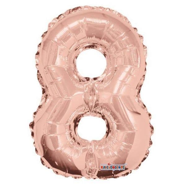 Kaleidoscope Balão Foil 14" Nº 8 Rose Gold - 140015688