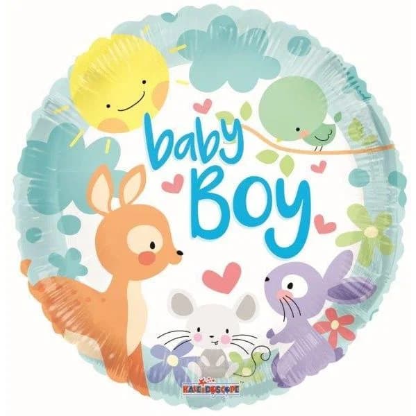 Kaleidoscope Balão Foil 18" Baby Boy Animals - 140016134