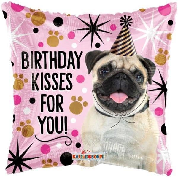 Kaleidoscope Balão Foil 18" Birthday Kisses for You - 140016142