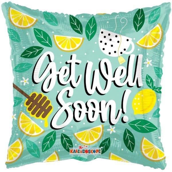 Kaleidoscope Balão Foil 18" Get Well Chá de Limão - 140016538
