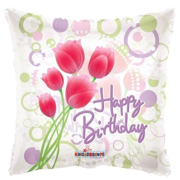 Kaleidoscope Balão Foil 18" Tulipas Clear View - 140019194