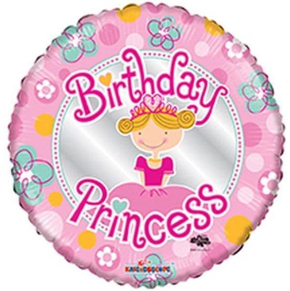 Kaleidoscope Balão Foil 18'' Aniversário da Princesa - 140019455