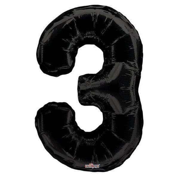 Kaleidoscope Balão Foil 34" nº 3 Preto - 140019685