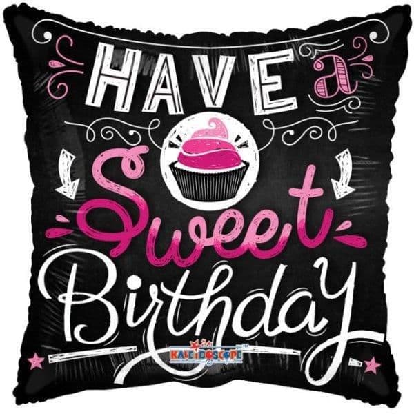 Kaleidoscope Balõa Foil 18" Have a Sweet Birthday - 140019712