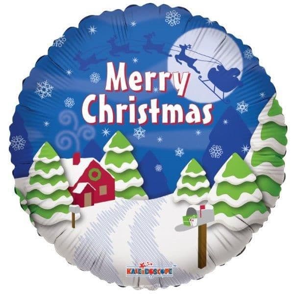 Kaleidoscope Balão Foil 18'' Christmas Santa's Sleight - 140089091