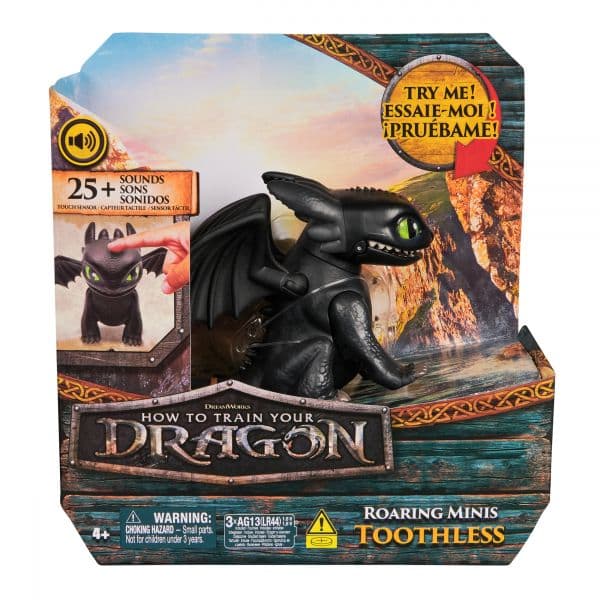 Spin Master Como Treinar o teu Dragão Roaring Mini Toothless