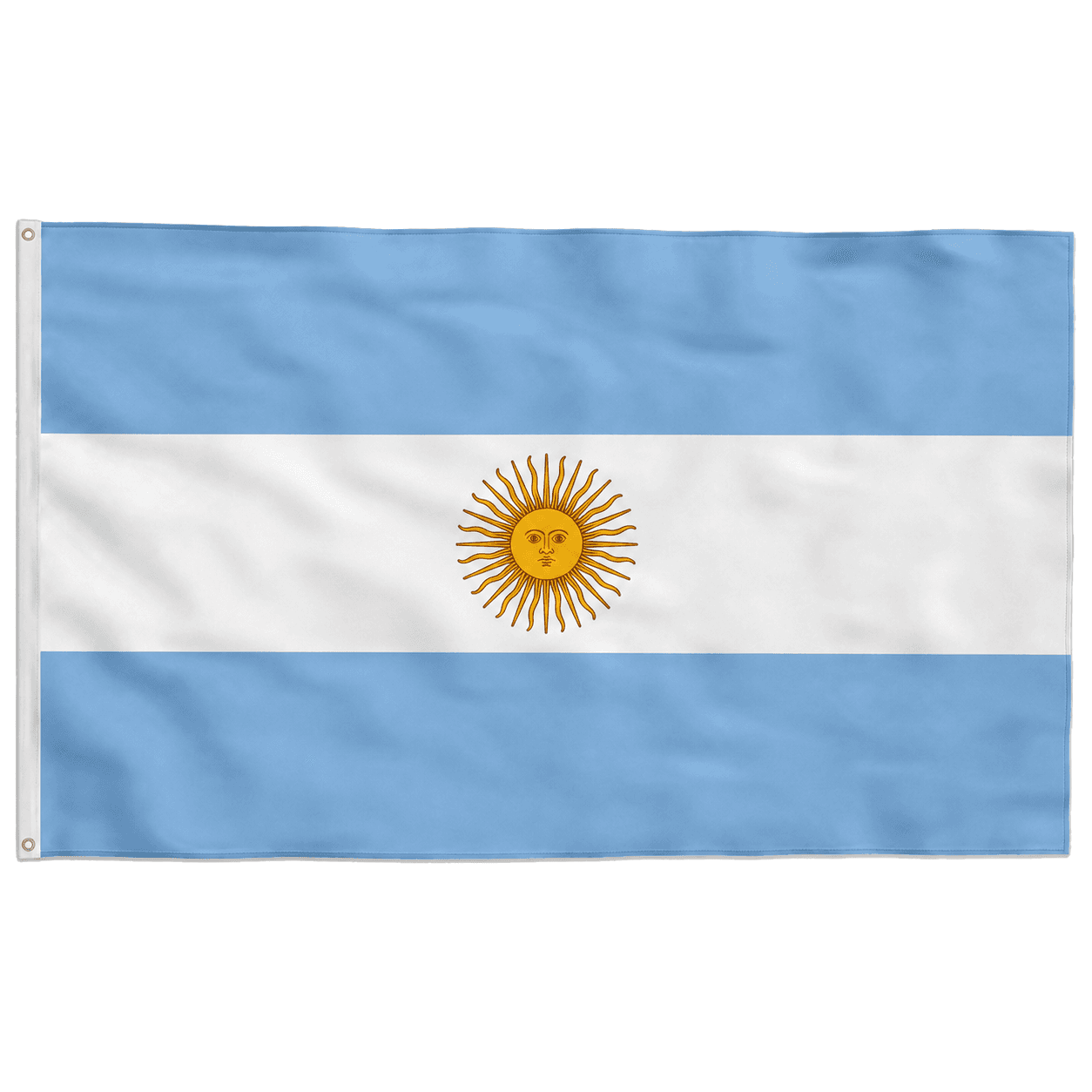 Bandeira da Argentina Poliéster 150×90 com Ilhós