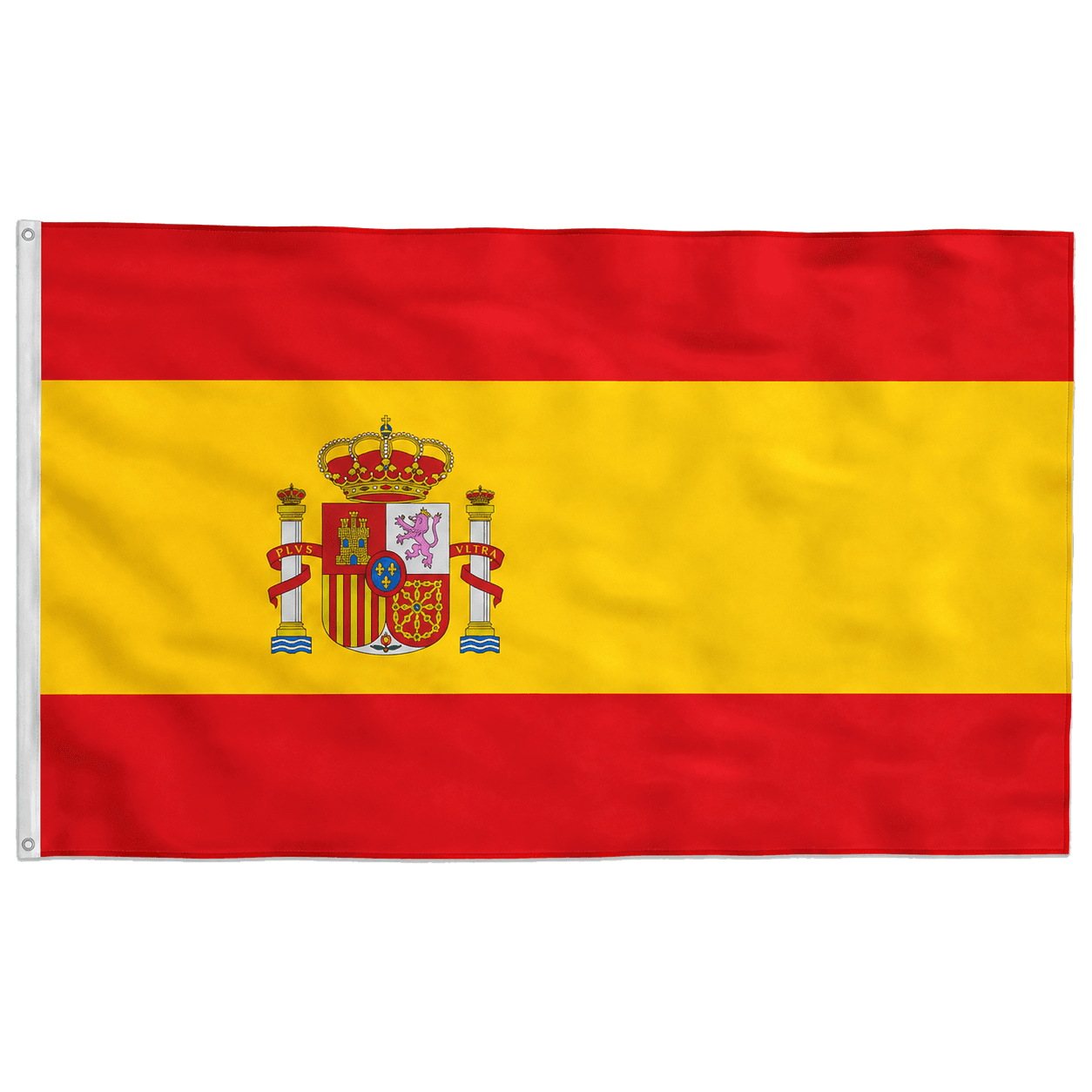 Bandeira da Espanha Poliéster 150×90 com Ilhós