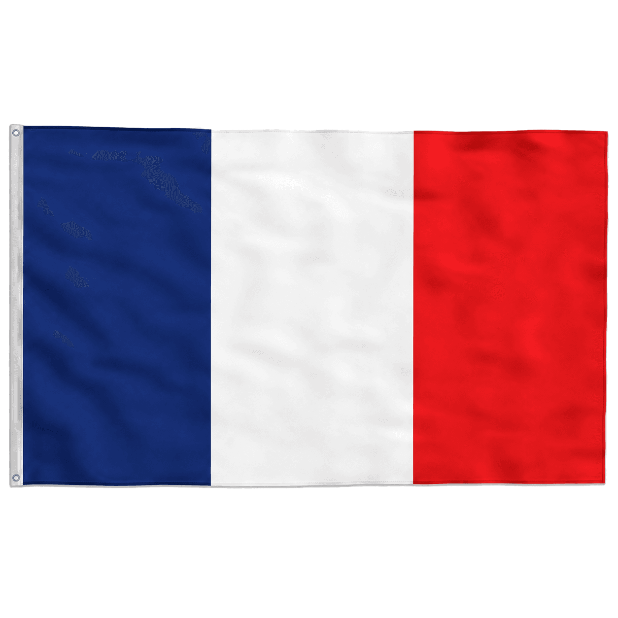 Bandeira da França Poliéster 150×90 com Ilhós