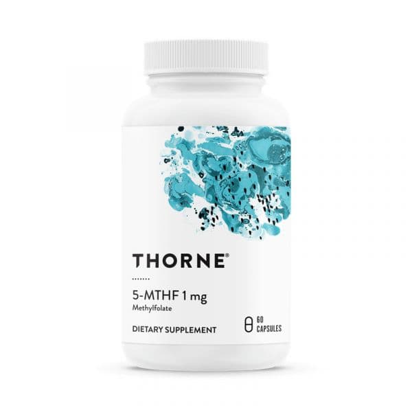 Thorne 5-MTHF 1mg (L-5-Methyltetrahydrofolate) 60 Capásulas