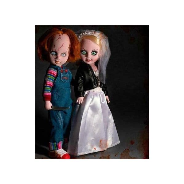 Mezco Toys Pack Figuras Chucky And Tifanny Living Dead Dolls 25cm