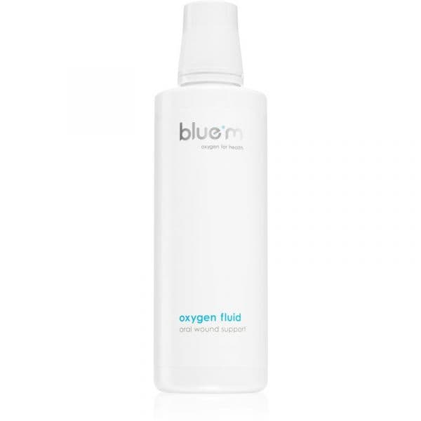 Blue M Oxygen for Health Oxygen Fluid Produto para Tratamento Local para Aftas e Pequenas Feridas Na Cavidade Oral 500ml