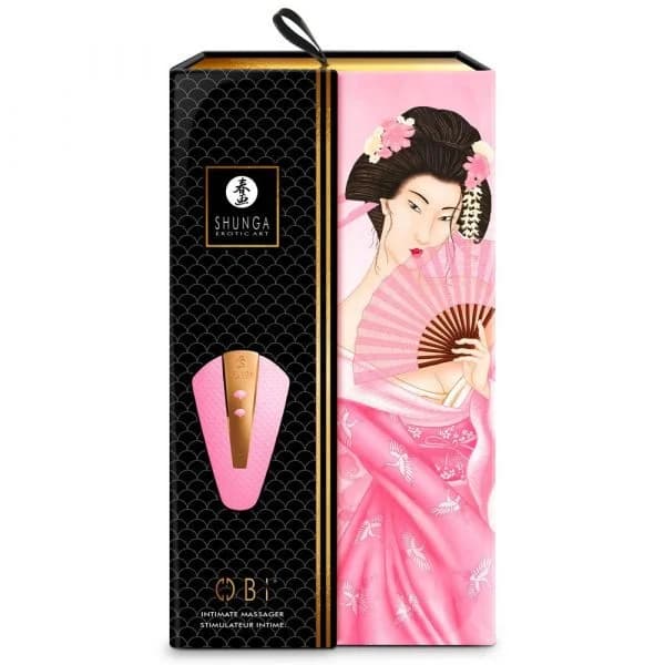 Shunga Obi Stimulator Vibrator Rosa