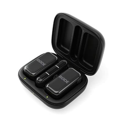Rode Microfone Sem Fio Wireless Micro WIMICROC USB-C Preto