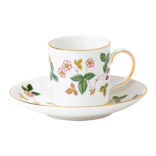 Wedgwood Chávena de Café com Pires Wild Strawb