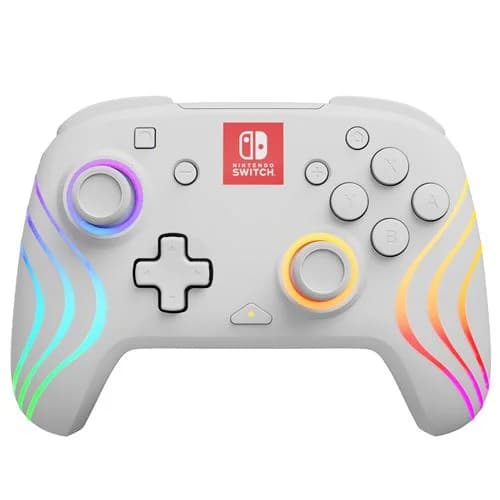 PDP Afterglow Wave Sem Fios Branco para Nintendo Switch/OLED