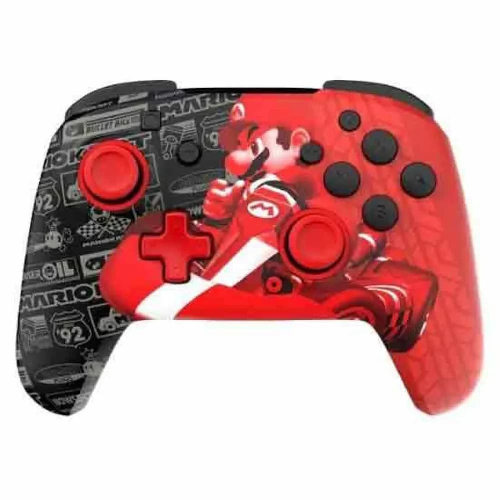 PDP Afterglow Wave Wireless Grand Prix Mario / Mario Kart Drift Glow Vermelho Nintendo Switch