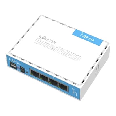 Mikrotik hAP lite RB941-2nD com CPU 2.4Ghz White Router