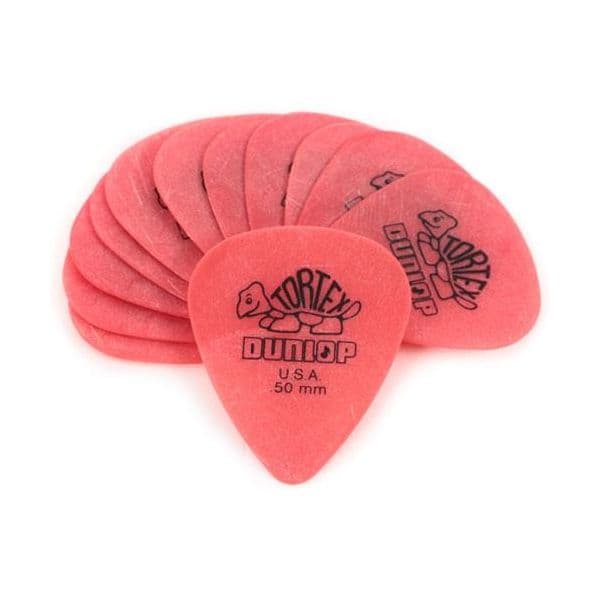 Dunlop Pack de 12 Palhetas Tortex Standard 418P 0.50 mm