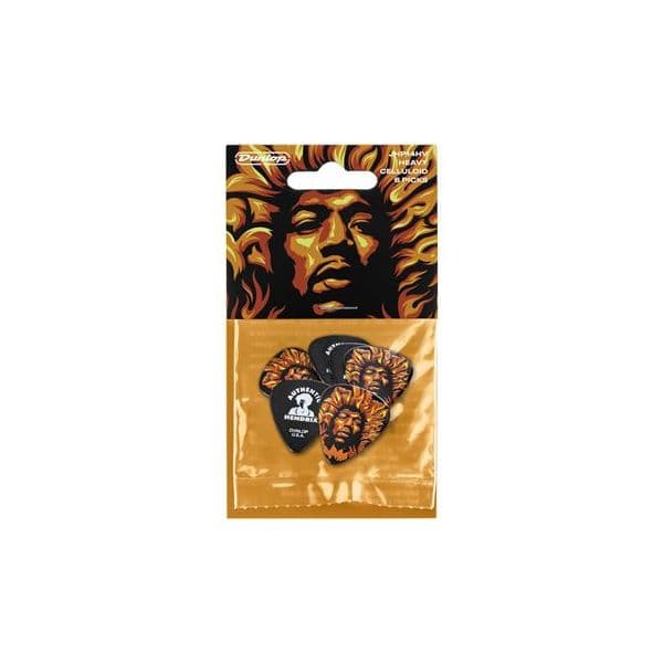 Dunlop Palhetas Jimi Hendrix Voodoo Fire JHP14HV