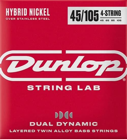 Dunlop Cordas p/Baixo Hybrid Nickel 45/105