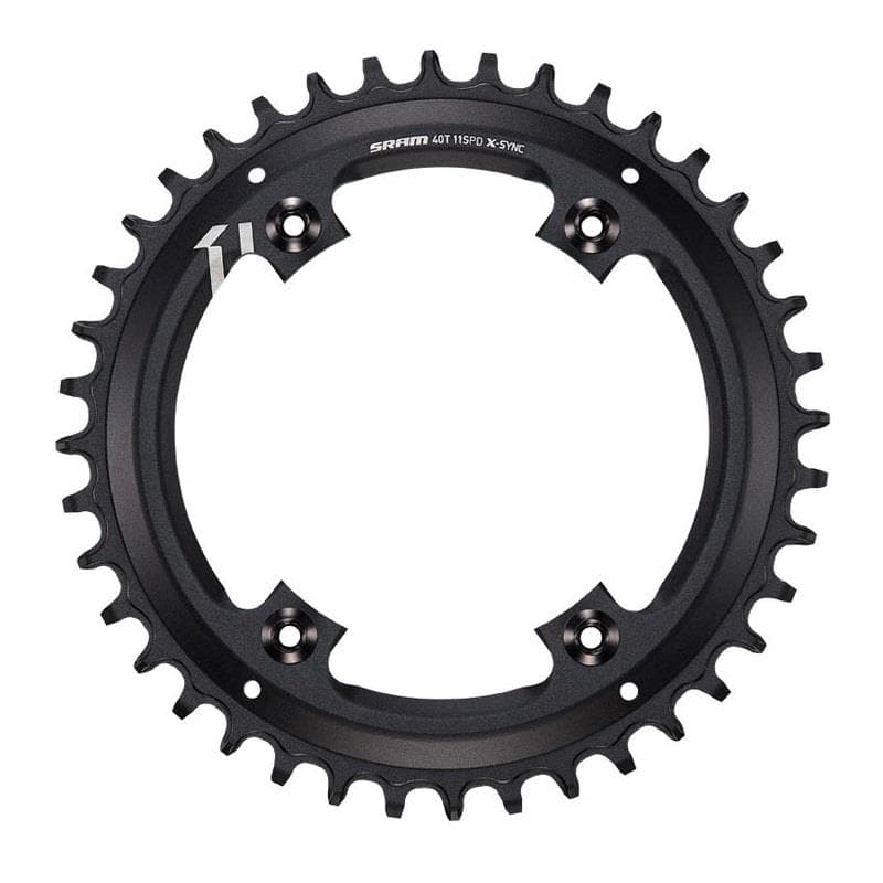 RODA PEDALEIRA SRAM X-SYNC ASSIMETRICO 4 TORN (APEX 1) 11V 40D 110BCD BLACK