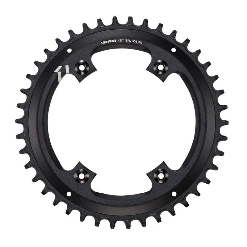 RODA PEDALEIRA SRAM X-SYNC ASSIMETRICO 4 TORN (APEX 1) 11V 42D 110BCD BLACK