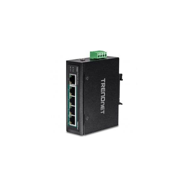 Trendnet Switch Industrial 5 Port Fast Eth. Poe+ L2 Din-rai - TI-PG50