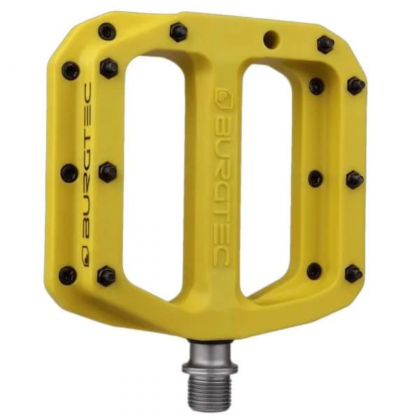 Burgtec Mk4 Composite Flat Pedals Sunset Yellow - 1508