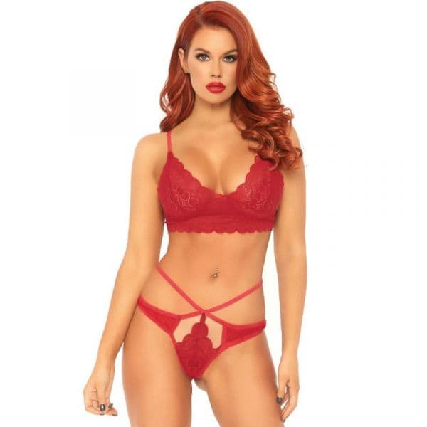 Leg Avenue Set 2 Peças com Tanga Doble Tiranta M/L D-218660