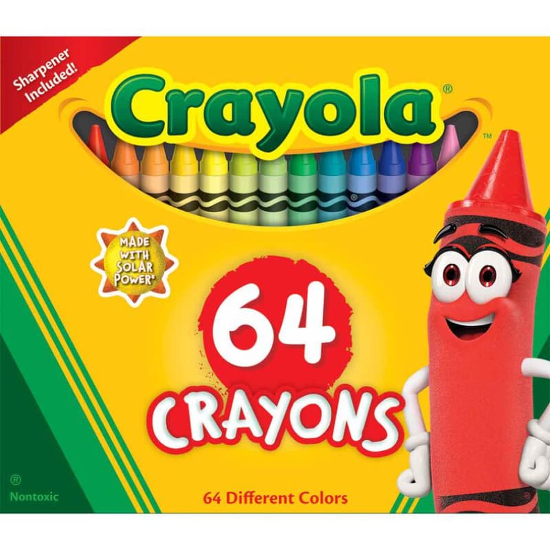 Crayola - Crayons Lápis de Cera 64x - MEGAONLINE