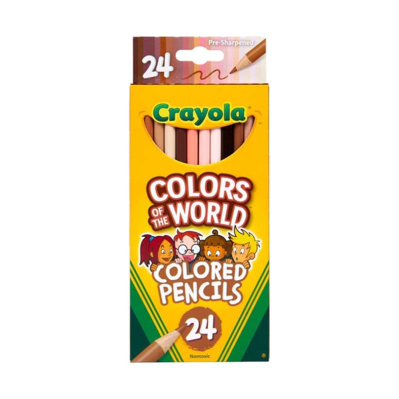 Crayola - Colours of the World 24 Lápis de Cor - MEGAONLINE