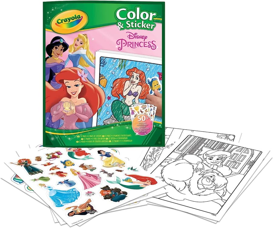 Crayola Color & Sticker Disney Princess - 04-0202