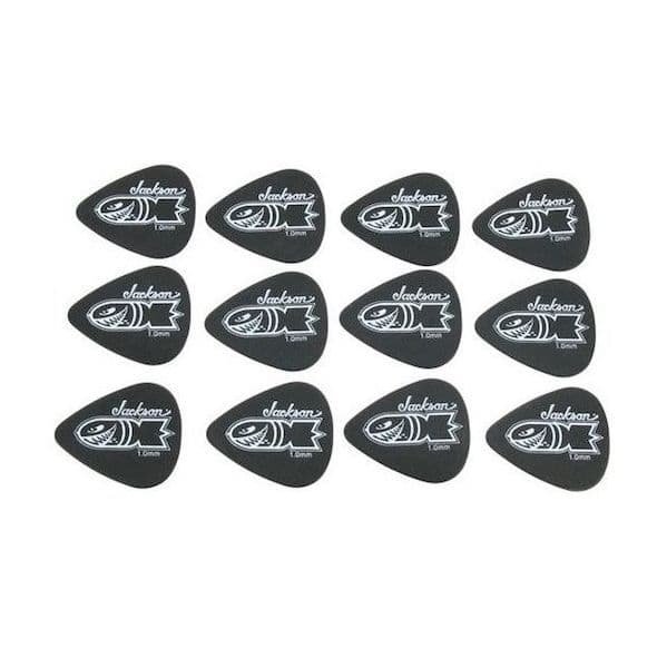 Jackson Palhetas 351 Preto Bomb 1mm (pesado) 12un.