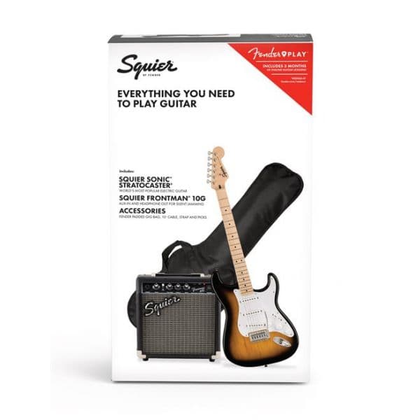 Squier By Fender Sonic Stratocaster 2TS 10G Pack