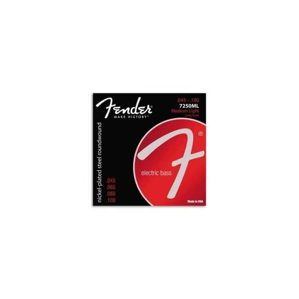Fender Jogo de Cordas 7250ML para Baixo 45 100