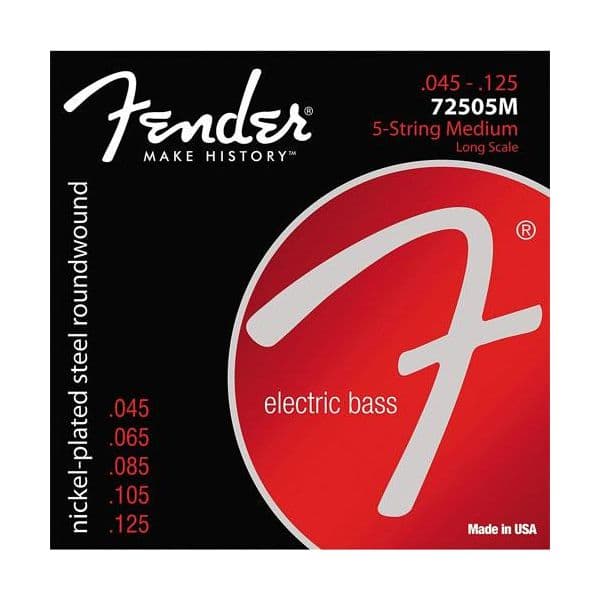Fender Cordas Guitarra Baixo 7250-5M 45-125