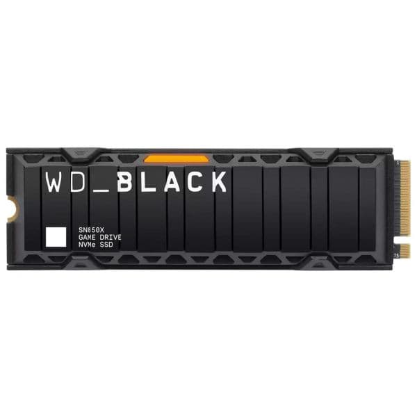 SSD Western Digital 2TB Black SN850X c/ Heatsink 3D NAND NVMe