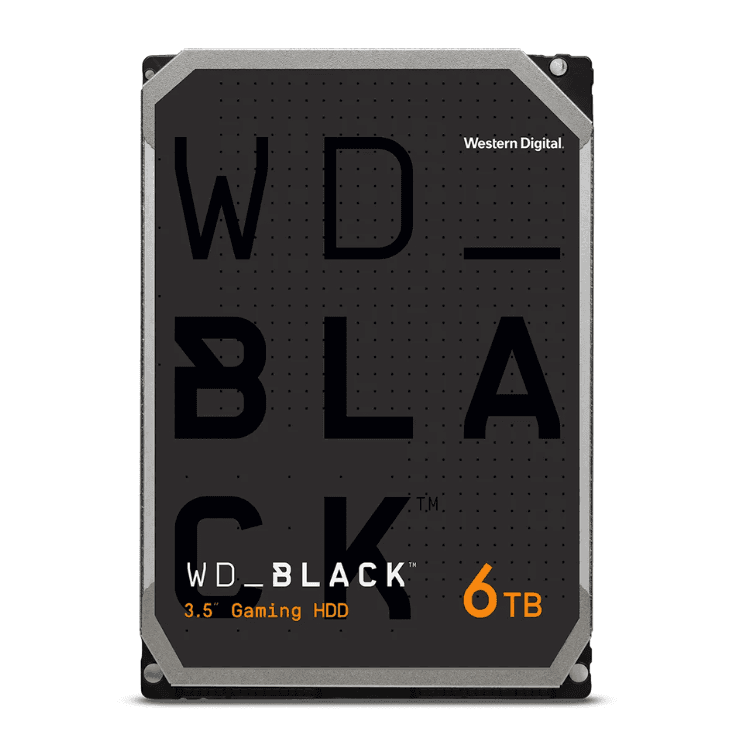 Western Digital 6TB WD_BLACK 3.5" 256MB 7200RPM SATA 6 Gb/s - WD6004FZBX