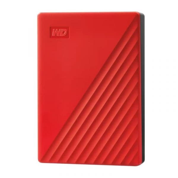 Disco Externo Western Digital 6 TB 2.5" USB 3.2 Gen 1 My Passport + Estojo de plástico vermelho