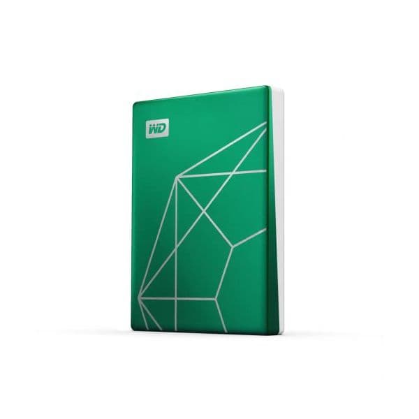 Disco Externo Western Digital 2TB 2.5" My Passport Ultra Portable USB-C USB 3.2 Gen 1 Encriptado 256-bits AES Emerald Green 20th Anniversary Edition