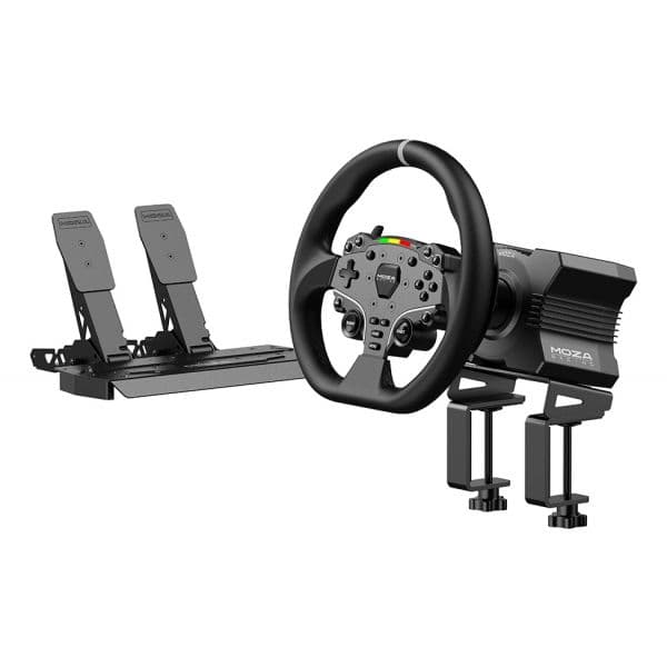 MOZA RACING Set (R5 Direct Drive Wheelbase ES Steering Wheel SR-P Lite Pedals) - 723497239493